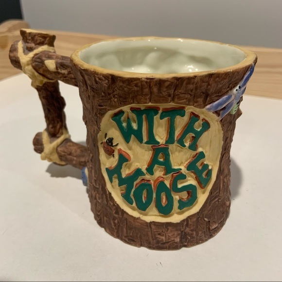 1995 Enesco Moose Creek Crossing "Get Loose With A Moose" 3D Mug - Picture 2 of 4